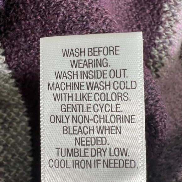 Croft & Barrow Multi Purple Sweater Size L  NWOT - Picture 7 of 7